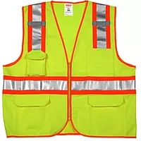 Tingley® Job Sight™ High-Visibility Yellow/Orange Two-Tone Vest