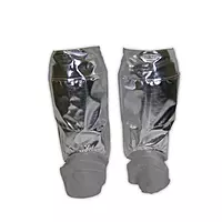 Steel Grip Aluminized Rayon/Leather Spat/ Legging