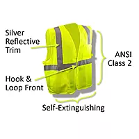 Radians SV2 Economy Type R Class 2 Safety Vest