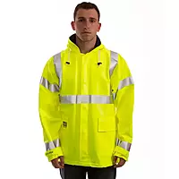 Tingley Eclipse J44122 Hi-Viz Yellow Quad-Hazard Arc Flash and Flash Fire-Resistant Jacket