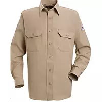 VF Imagewear FR Tan Mens Button Front Deluxe Shirt