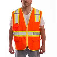 Tingley® Job Sight™ High-Visibility Orange/Yellow Two-Tone Vest