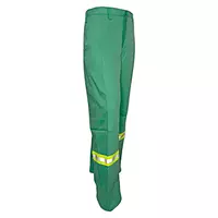 Magid 1531RFH Green Relaxed Fit Fire Resistant Pants With Concealed Snap Closure