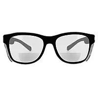 Magid® Gemstone® Classic Black Frame Anti-Fog Bifocal Safety Glasses with Permanent Side Shields - Y50BKAFC
