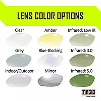 Magid Gemstone Safety Goggles with Temples and Strap