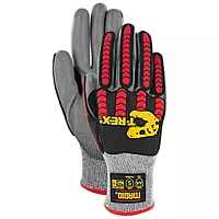 Magid T-REX TRX442 Flex Series® Lean Lightweight Polyurethane Palm Coated Impact Glove - Cut Level A4
