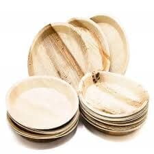 Nature 10 inch, 50-Pack Areca Palm Leaf Round Plates | Disposable Eco-Friendly Biodegradable Like Bamboo Wood Plates | Party, Wedding, Event Plates (25 cm) Nature 10 inch, 50-Pack Areca Palm Leaf Round Plates | Disposable Eco-Friendly Biodegradable Like Bamboo Wood Plates | Party, Wedding, Event Plates (25 cm)
