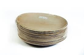 Nature 10 inch, 50-Pack Areca Palm Leaf Round Plates | Disposable Eco-Friendly Biodegradable Like Bamboo Wood Plates | Party, Wedding, Event Plates (25 cm) Nature 10 inch, 50-Pack Areca Palm Leaf Round Plates | Disposable Eco-Friendly Biodegradable Like Bamboo Wood Plates | Party, Wedding, Event Plates (25 cm)