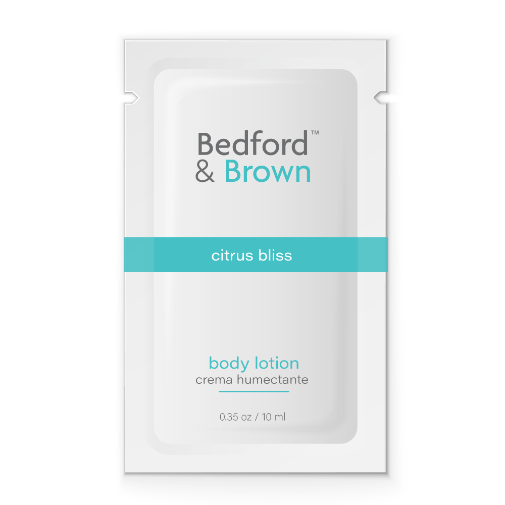 Bedford & Brown Citrus Body Lotion Packet 0.35 oz. - 500/Case