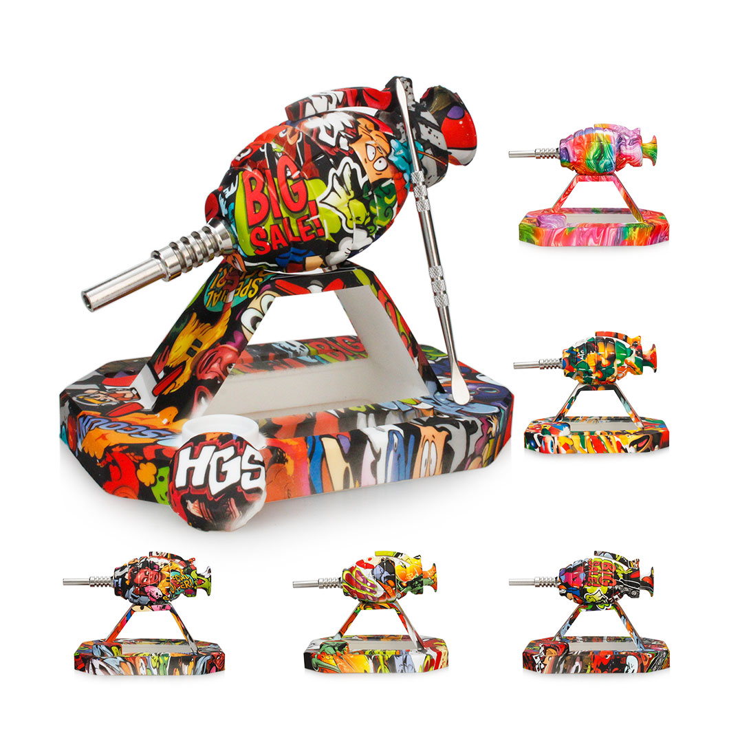 Silicone Grenade Nectar Collector Set