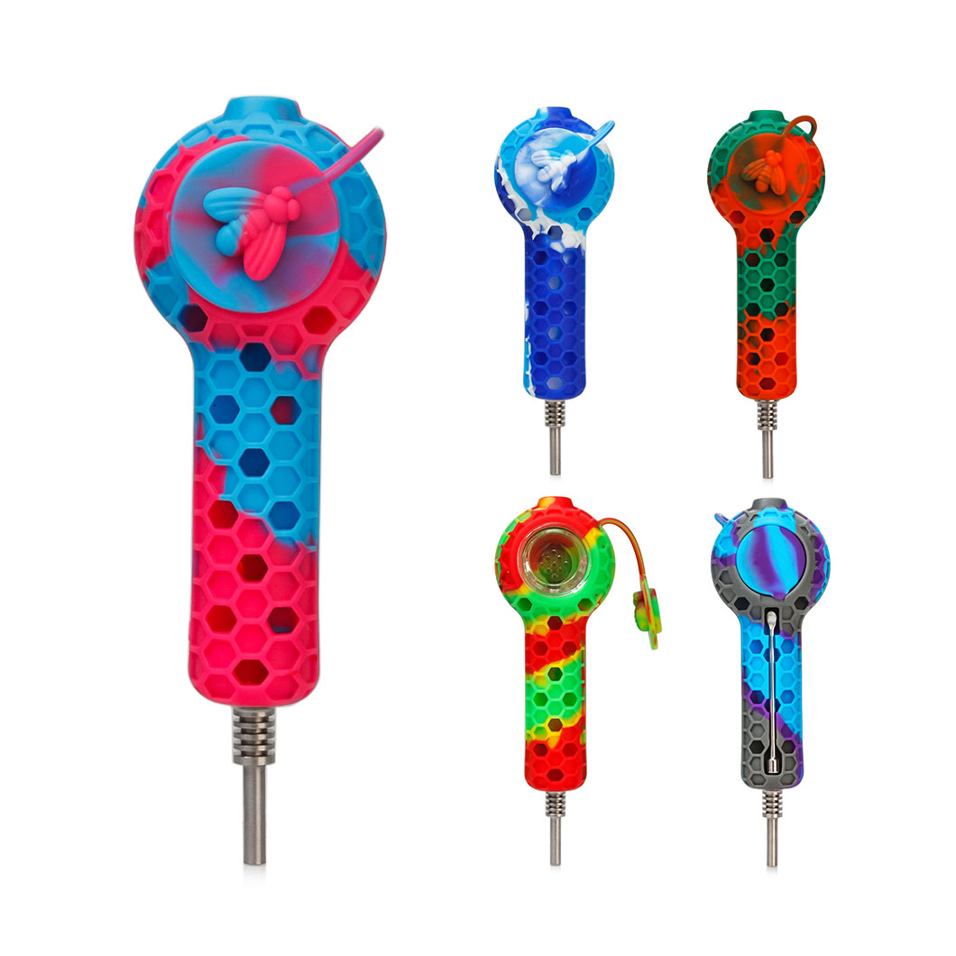 Silicone Bee Nectar Collector - Assorted Colors Silicone Bee Nectar Collector - Assorted Colors