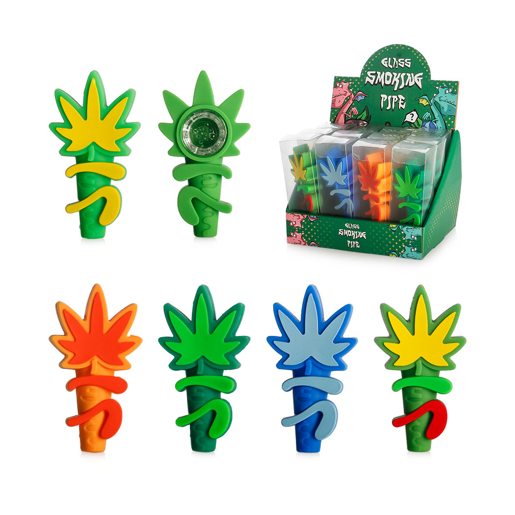 Silicone 2 Tone Leaf HP - Assorted Colors