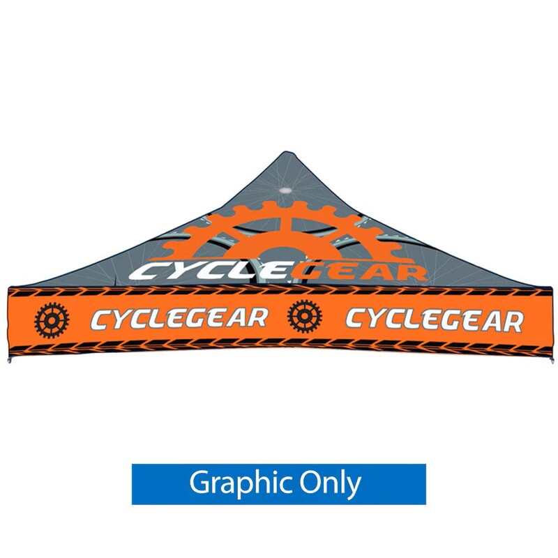 10ft Standard or Deluxe Canopy Replacement Graphic 10ft Standard or Deluxe Canopy Replacement Graphic