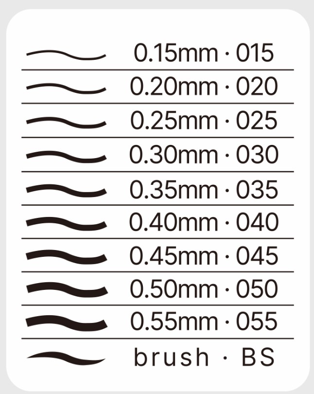 DELI DMAST C393 PIGMENT LINER SET OF 10/PKT