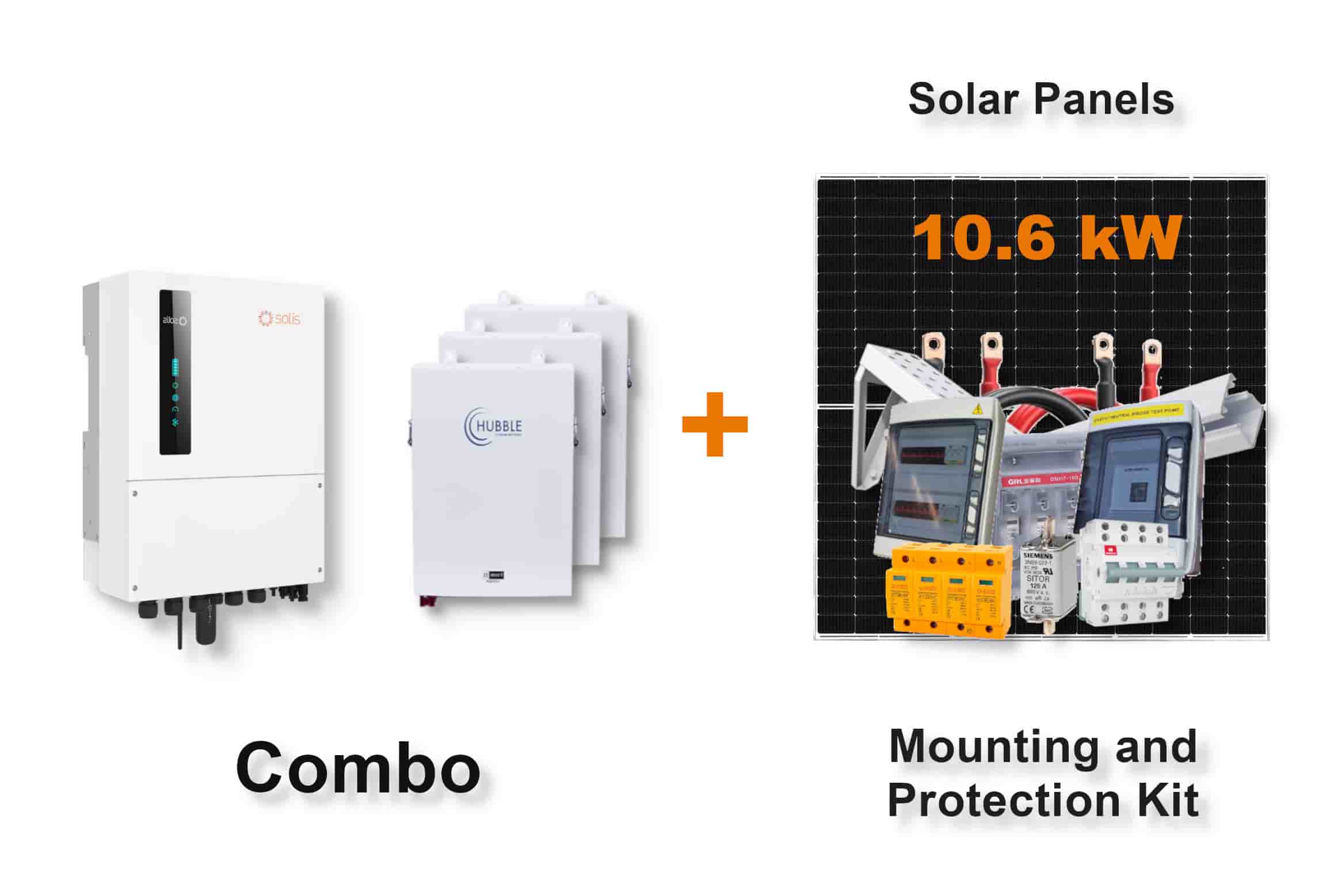 8.0 kW SOLIS S6 Hybrid Combo, c/w 3x 5.5 kWh HUBBLE Lithium Batteries 8.0 kW SOLIS S6 Hybrid Combo, c/w 3x 5.5 kWh HUBBLE Lithium Batteries