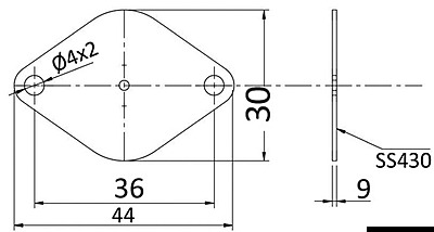 FOAM ANCHOR adhesive magnetic anchor SS plate