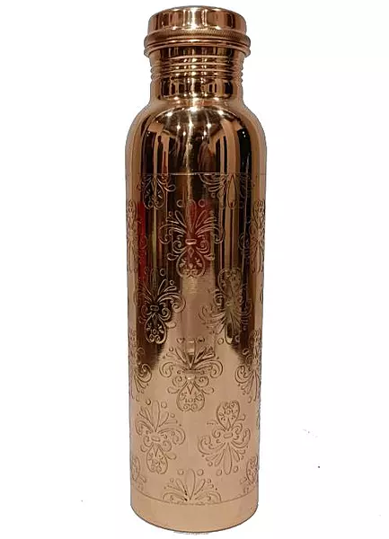 Jointless screw capped copper bottle 950ML 10