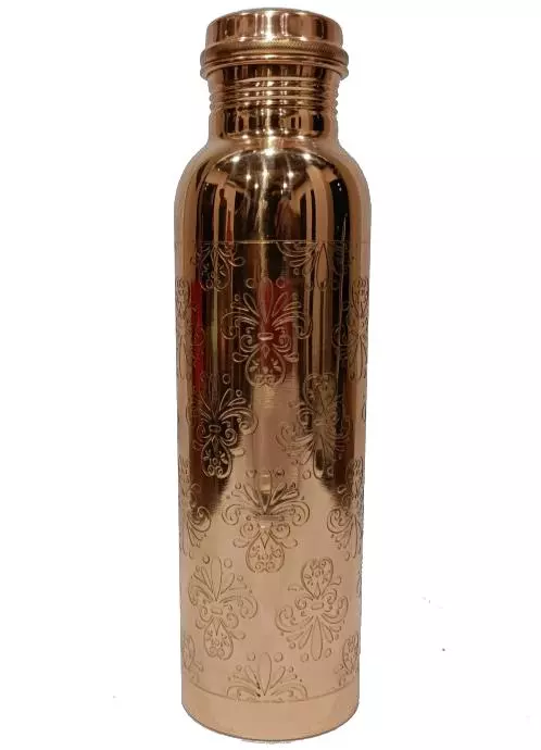 Jointless screw capped copper bottle 950ML 10