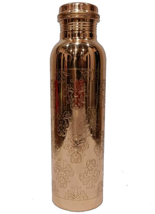 Jointless screw capped copper bottle 950ML 10