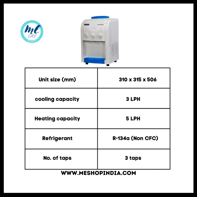 Shop Online Usha Instafresh Countertop Water Dispenser at Me Shop.