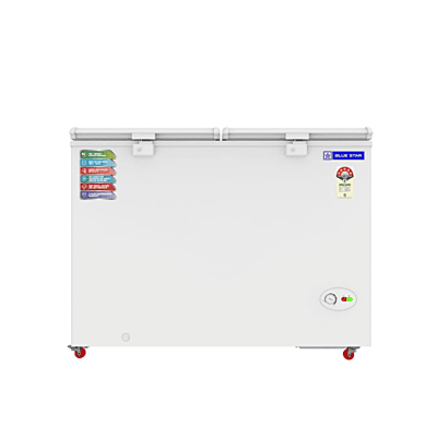 Blue Star 400 Litre Deep Freezer with its Heavy-Duty Castors for Mobility Blue Star 400 Litre Deep Freezer with its Heavy-Duty Castors for Mobility