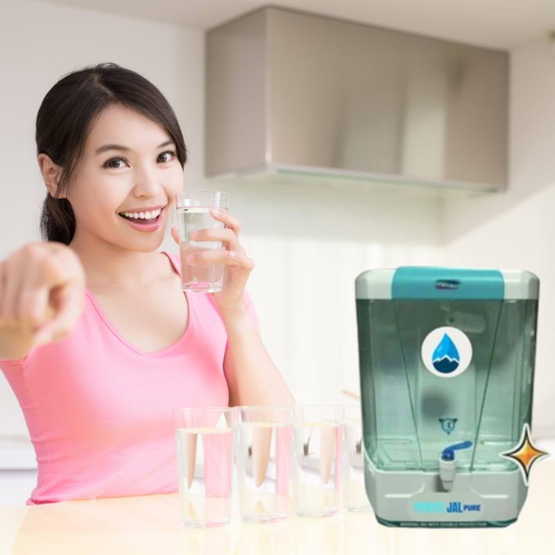 "Power Jal Aqua shield-VIVO ROUV+Alkaline  installed on a kitchen wall"