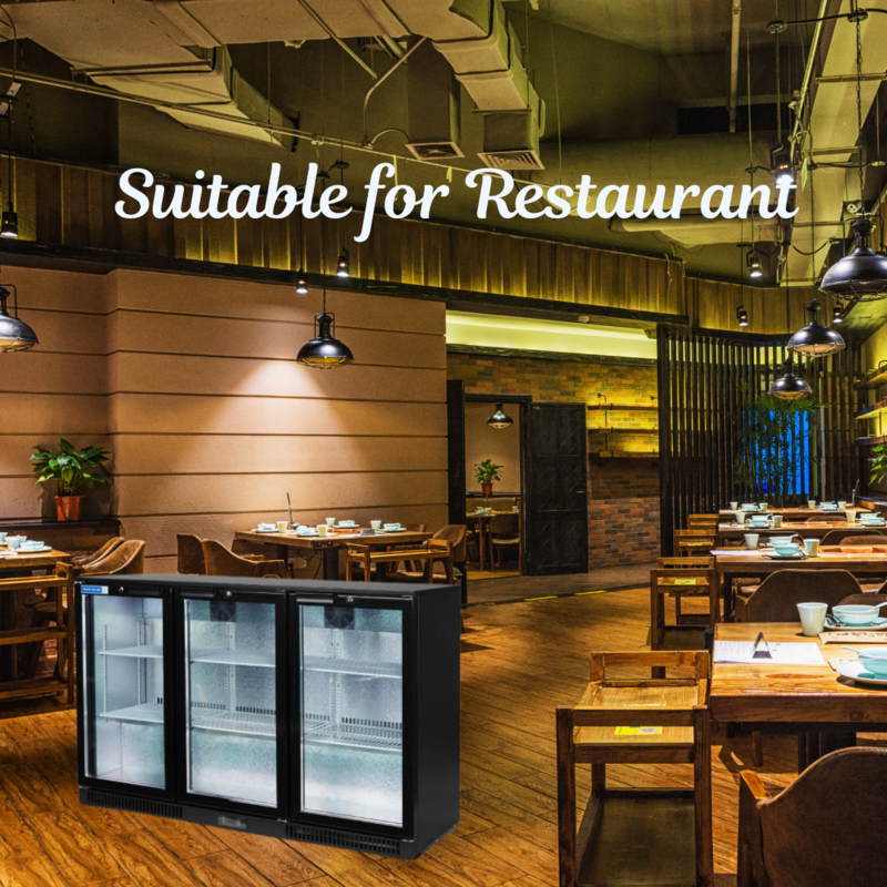 Efficient Cooling for Bars and Restaurants: The Blue Star 3-door backbar chiller