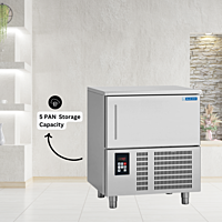 Easy-to-clean and maintain Blue Star BF05G Blast Freezer. Easy-to-clean and maintain Blue Star BF05G Blast Freezer.