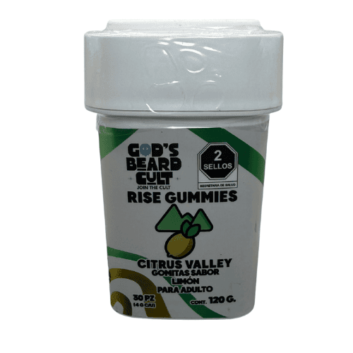 Gods Beard Cult Citrus Valley Rise Gummies