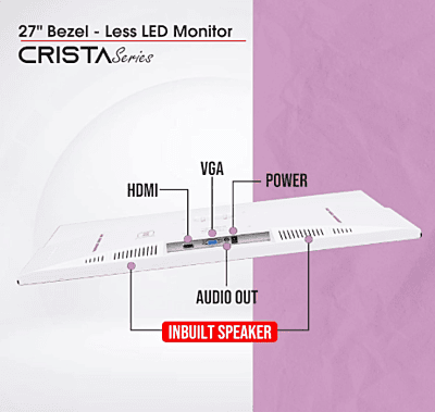 Zebion Monitor 27" Crista Series - Borderless