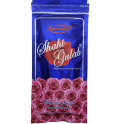 Amrutha Shahi Gulab Premium Incense Sticks 125g Zipper Pouch