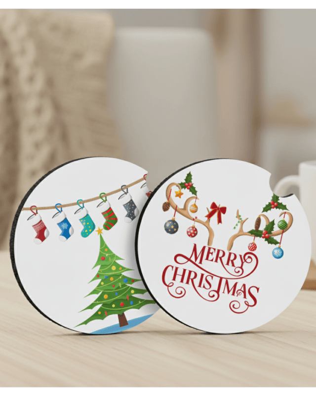 Christmas Car Coasters