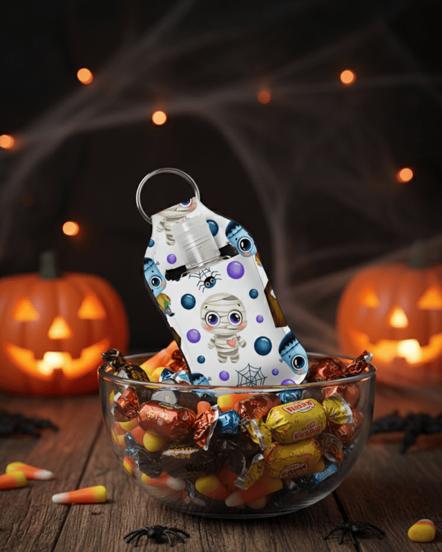 Halloween Hand Sanitizer Keychains