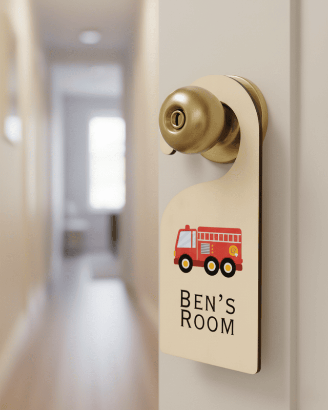 Personalized Bedroom Door Hanger
