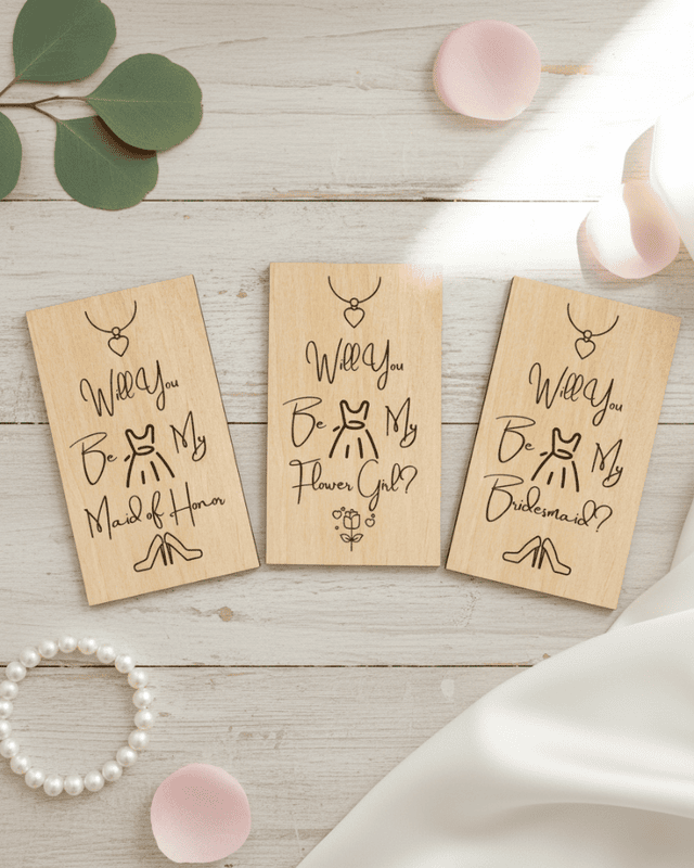 Bride's Side Proposal Cards