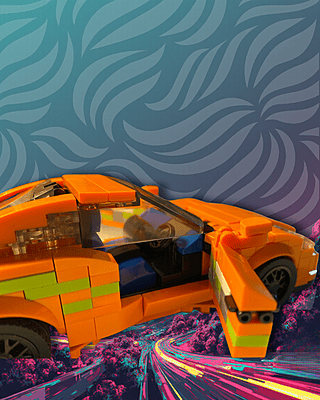 Toyota MK4 - Generic Plastic Brick Assembly Puzzle Kit