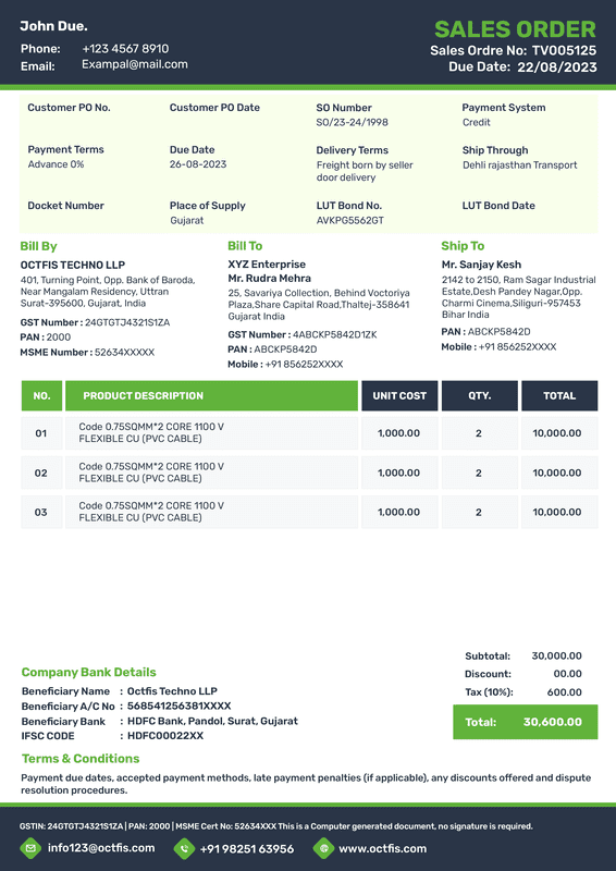 Sales Order Template-10