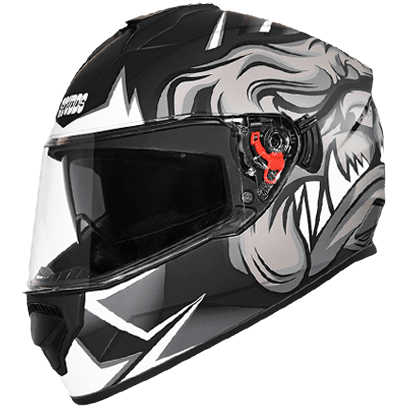 STUDDS DRIFTER D1 MATT BLACK N4 GREY D/V (XL)