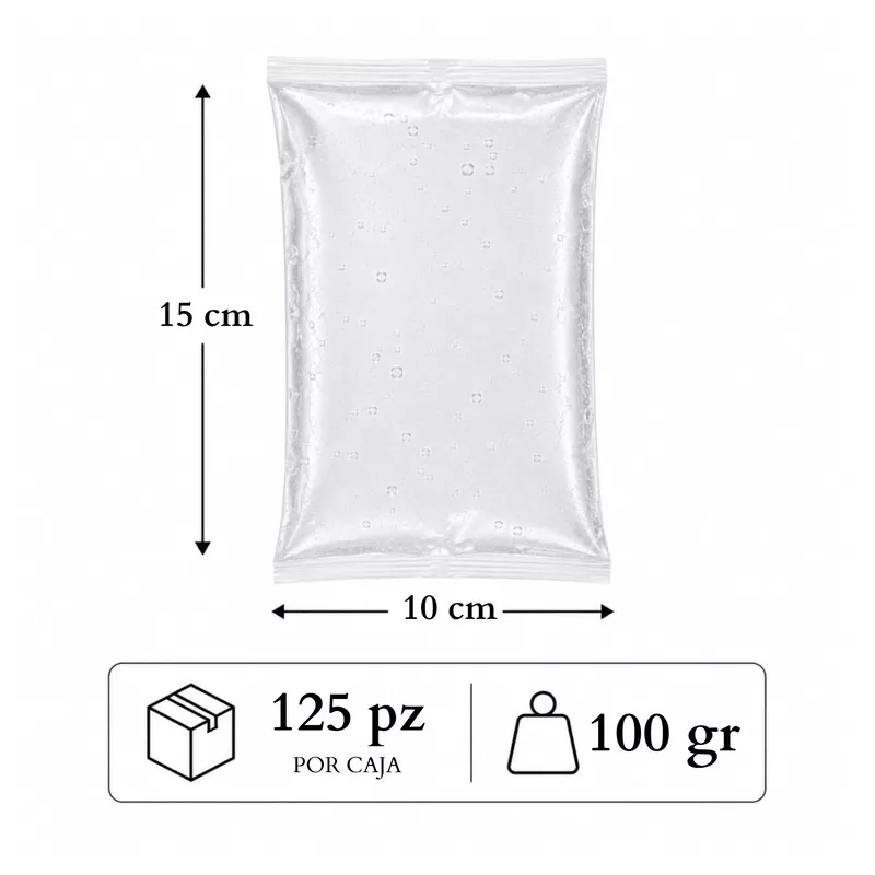 Gel Refrigerante 100Gr con 125pz