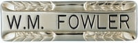 [1002B] Name Bar 24 Karat Gold