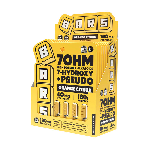 BARS 40MG ORANGE CITRUS 4CT