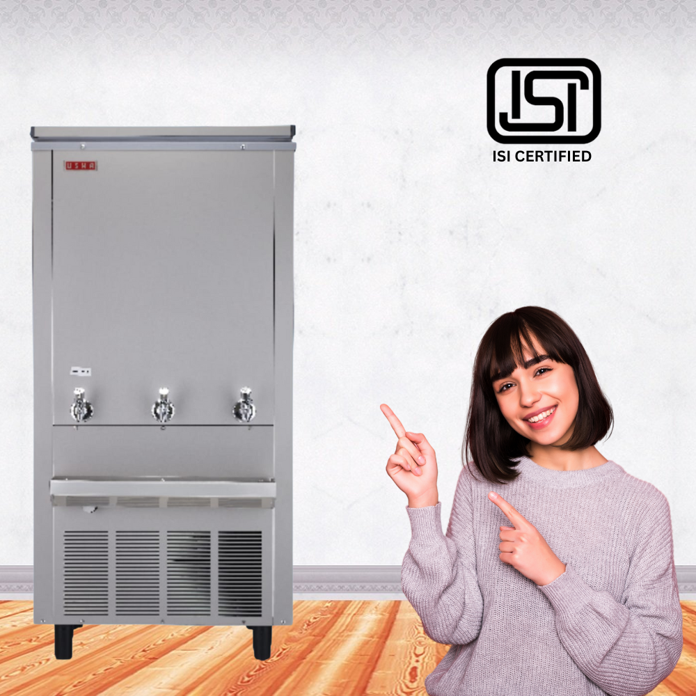 ISI Certified Usha Stainless Steel Water Cooler SS150150G-NC with Normal & Cold Water Options