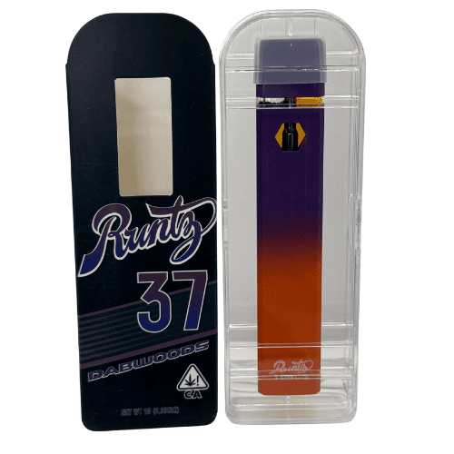Dabwoods edición Runtz 37 Rosin Vape Black Mamba