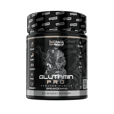 Max Power Glutamin Pro | جلوتامين ماكس باور للاستشفاء العضلي | 60 حصة