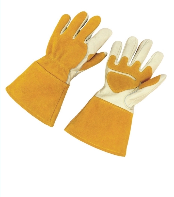 Top Grain Welding Glove with Split Back and Reinforced Palm.