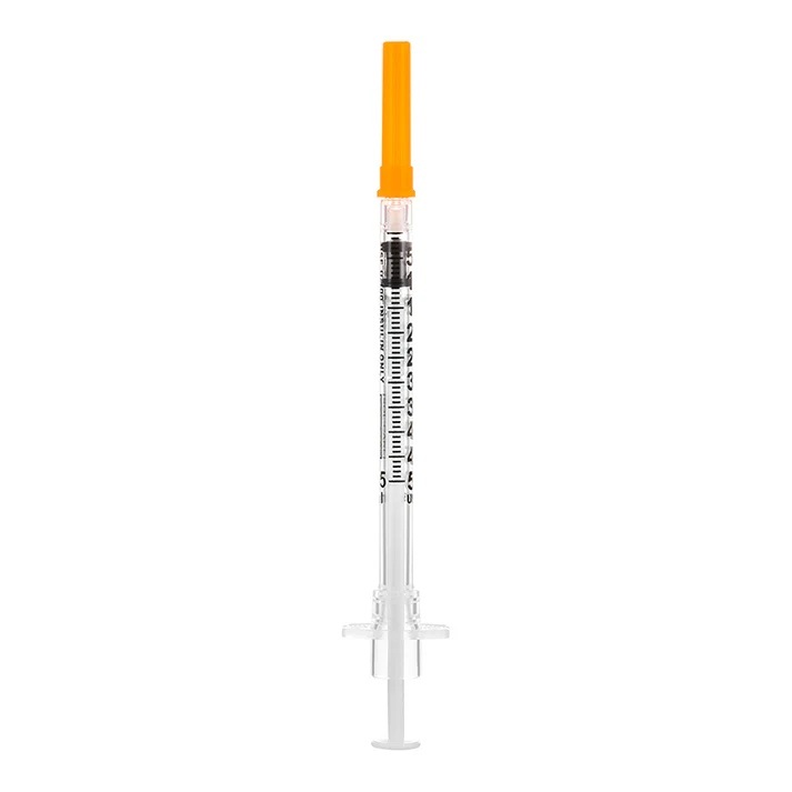 Sol-Care® Safety Insulin Syringe, Fixed Needle