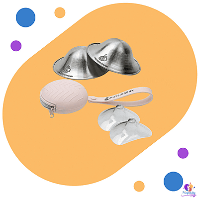 PhysiogenX Silver Nursing Cup and Nipple Shield Kit PhysiogenX Silver Nursing Cup and Nipple Shield Kit