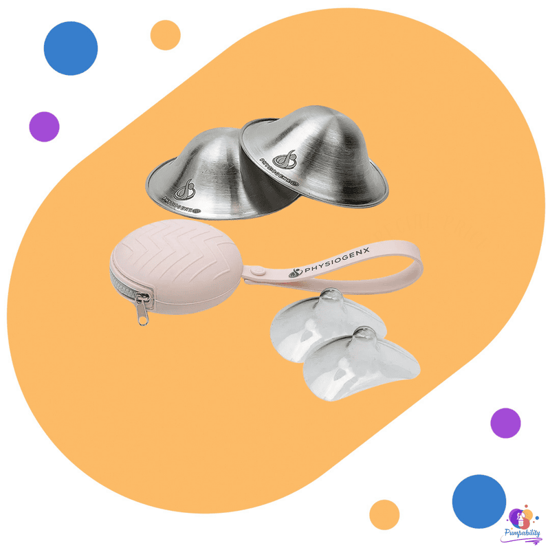 PhysiogenX Silver Nursing Cup and Nipple Shield Kit PhysiogenX Silver Nursing Cup and Nipple Shield Kit