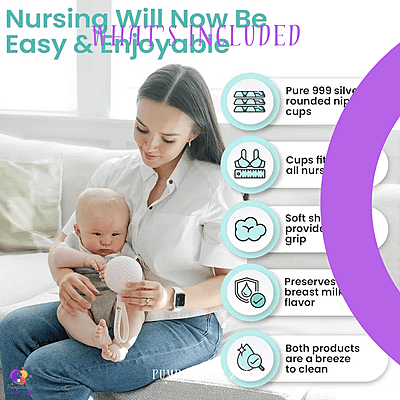 PhysiogenX Silver Nursing Cup and Nipple Shield Kit PhysiogenX Silver Nursing Cup and Nipple Shield Kit