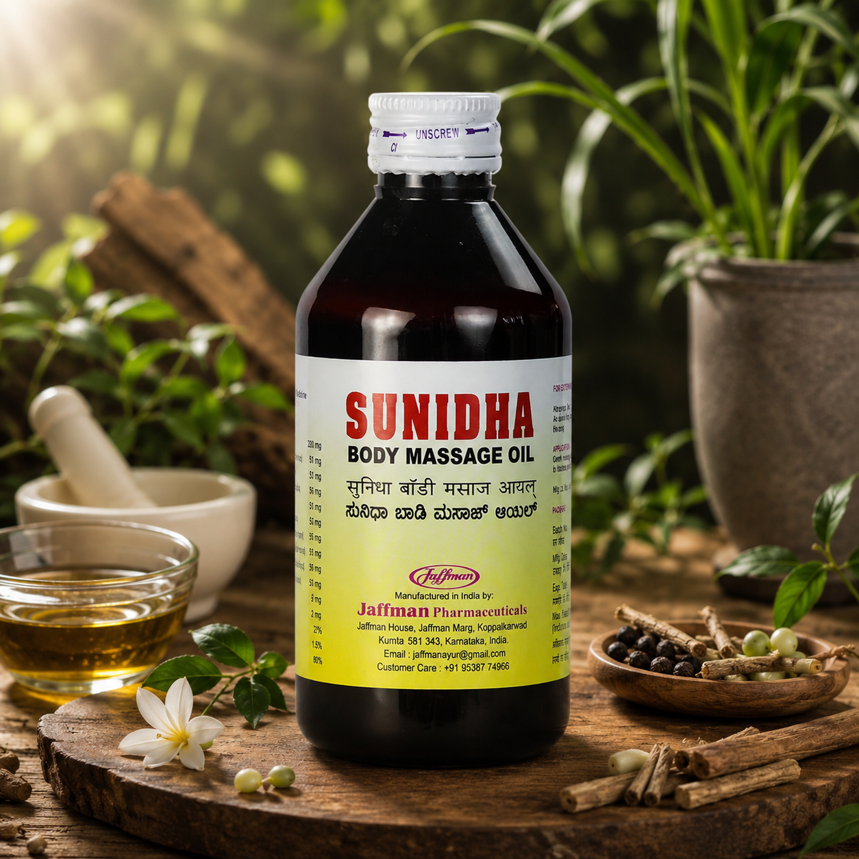 Sunidha Body Massage Oil